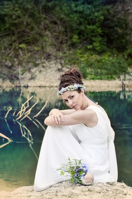 Bukiet ślubny inspirowany Grecją