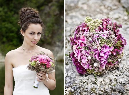 Bukiet ślubny inspirowany Grecją