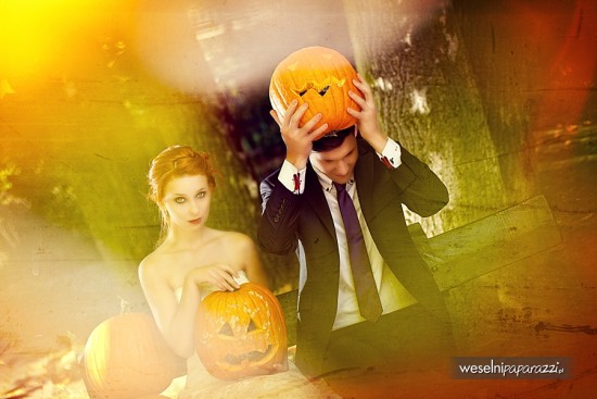 Halloween: pomysł na ślubną sesję zdjęciową Halloween: pomysł na ślubną sesję zdjęciową