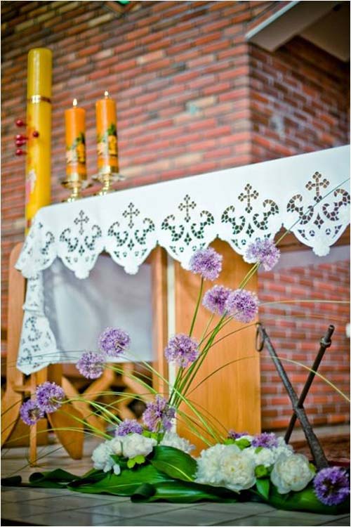 Pomysły na dekoracje kościoła i sali weselnej