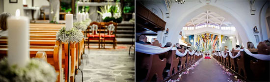 Pomysły na dekoracje kościoła i sali weselnej