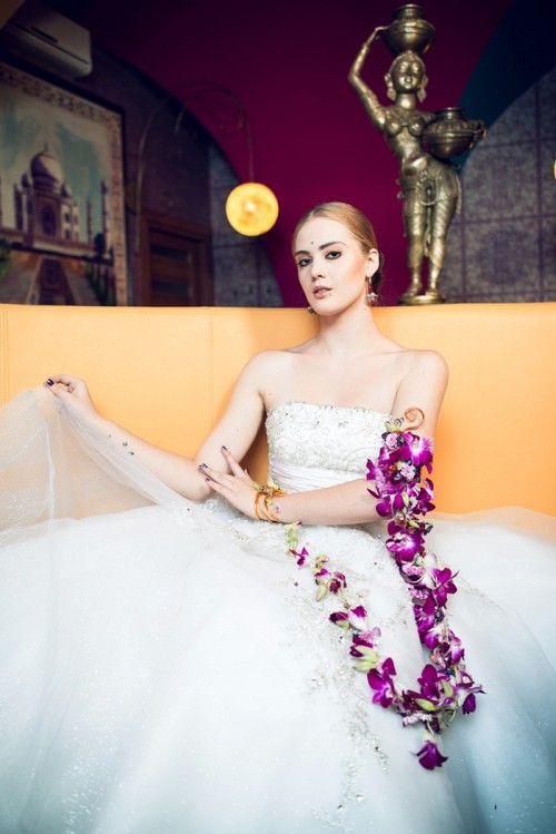 Ślub i inspiracje ślubne w stylu Bollywood - sesja zdjęciowa