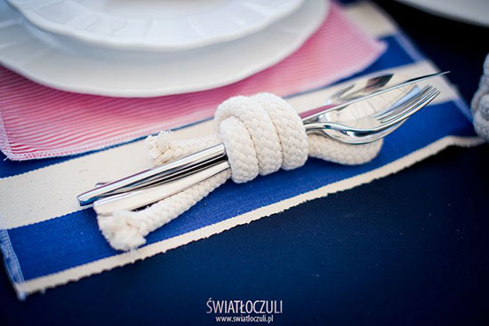 Ślub w stylu marynarskim - inspiracje i dekoracje ślubne