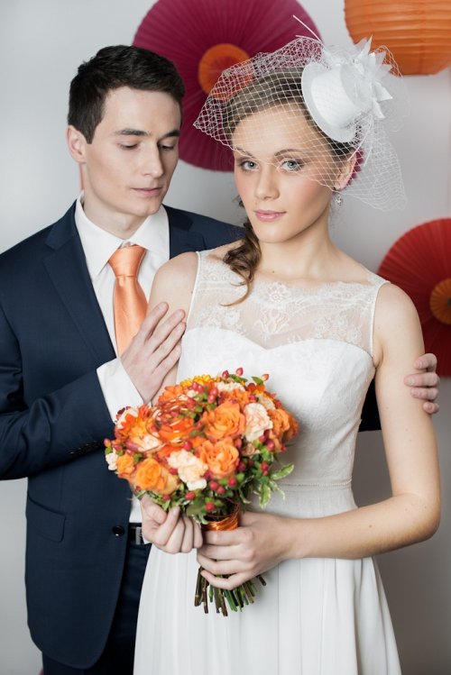 Walentynkowy ślub - inspiracje na Święto Zakochanych - sesja zdjęciowa