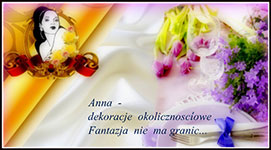 Anna Grochowska-Nowak, dekoracje ślubne