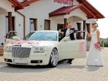 Biały, ecru Chrysler 300c na Twoje wesele, ślub, auto do ślubu Biały, ecru Chrysler 300c na Twoje wesele, ślub, auto do ślubu