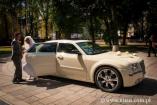 Biały, ecru Chrysler 300c na Twoje wesele, ślub, auto do ślubu Biały, ecru Chrysler 300c na Twoje wesele, ślub, auto do ślubu