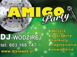 Serwis ślubny, DJ na wesele, poprawiny - Amigo Party, Dj na wesele