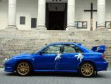 Subaru do ślubu, auto do ślubu, auto na ślub